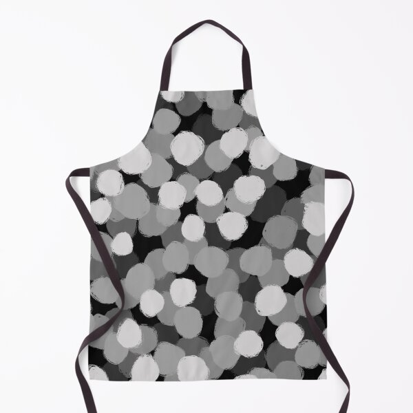 Item preview, Grey and Black, Paint Brush Effect Round designed and sold by OneThreeSix.
