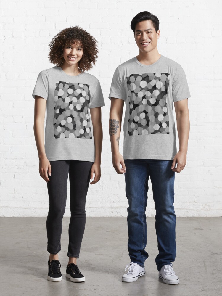 Grey paint and black shirt on sale