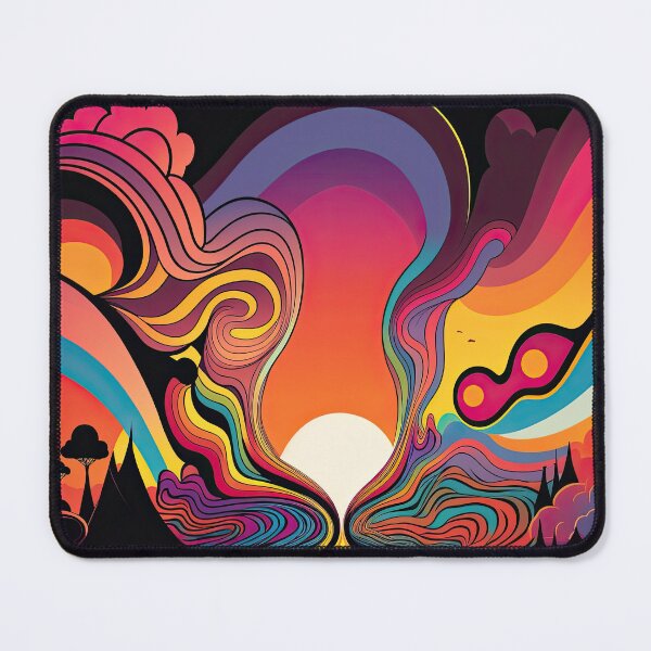 Artikelvorschau, Abgefahrene Landschaft durch generative KI entworfen und verkauft von aicanfeel.