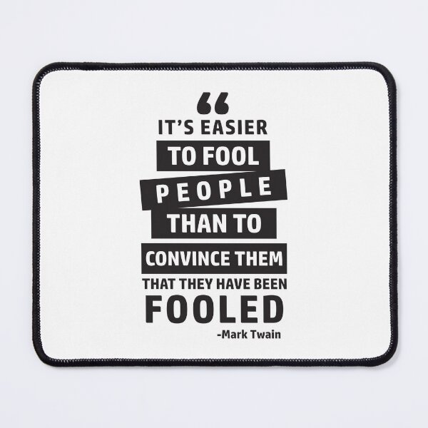 Item preview, It's Easier To Fool People | Hoax | Fake News designed and sold by CatsCrew.