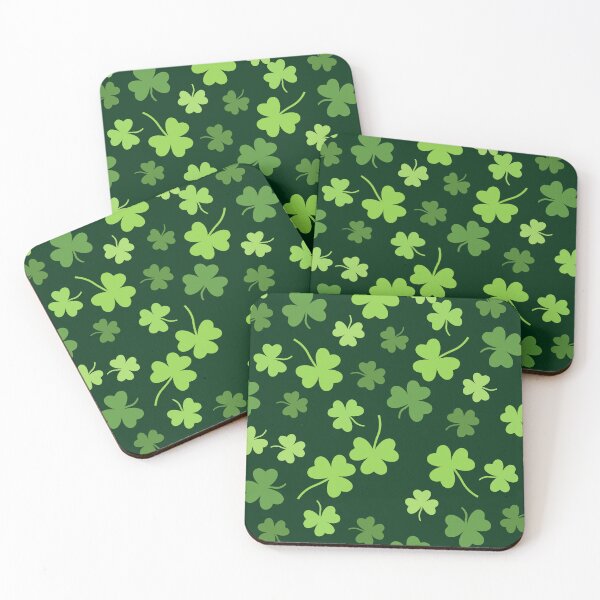 Item preview, Green Shamrock Pattern Irish Clover designed and sold by Digitalme Designs.