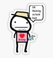 Best Brony Sticker Sticker