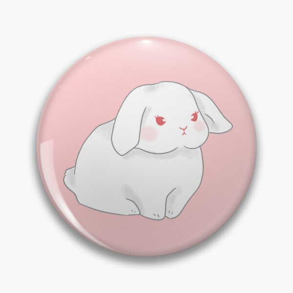 Item preview, angry cute REW Holland Lop Rabbit | Bunniesmee  designed and sold by bunniesmee.