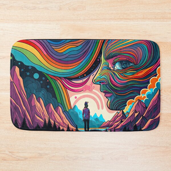 Item preview, A girl in a surreal valley by generative AI designed and sold by aicanfeel.
