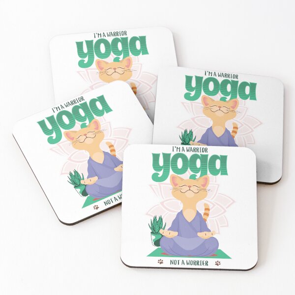 Item preview, Yoga I'm A Warrior Not A Worrier designed and sold by funkycoolshirts.