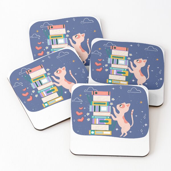 Item preview, i love cats and i read books, books and cats designed and sold by SKYBLUE-M ⭐⭐⭐⭐⭐.