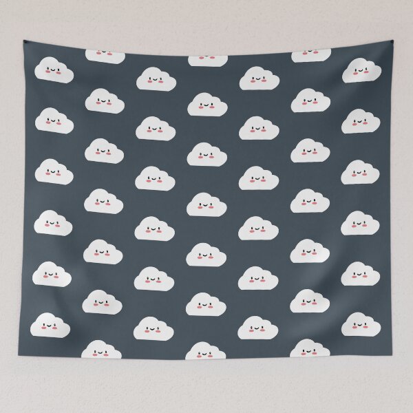 Item preview, Sunshine in the Sky: A Cute Smiling Cloud Illustration designed and sold by Graciaisgrace.