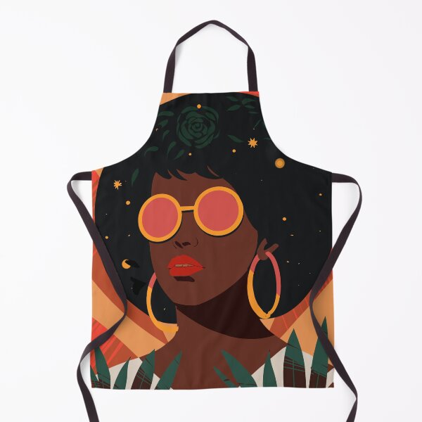 Item preview, Afro woman Boho style art work designed and sold by Arctic frame studio.