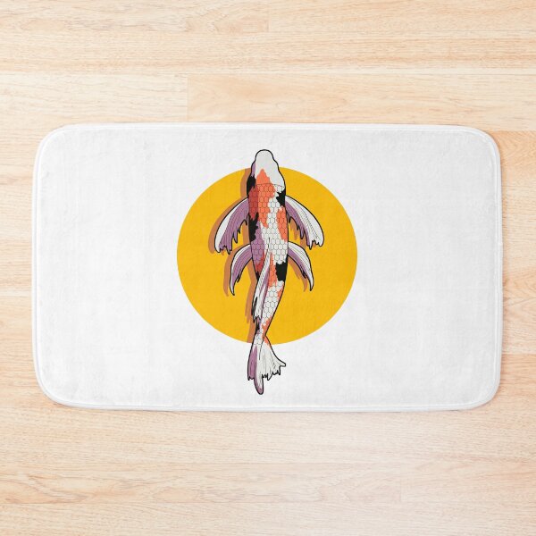Item preview, Cartoon themed koi fish illustration designed and sold by Fikri005.