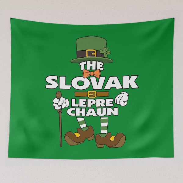 Item preview, The Slovak Leprechaun St Patrick's Day Celebration Matching Outfits Group Attire designed and sold by onicon.