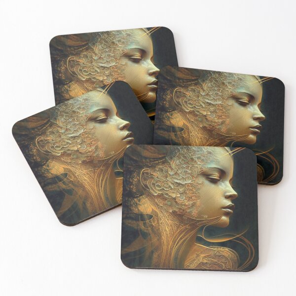 Item preview, Abstract Golden Girl designed and sold by The Graphic Letters.