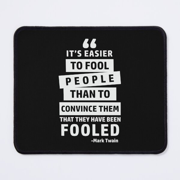 Item preview, It's Easier To Fool People | Hoax | Fake News designed and sold by CatsCrew.
