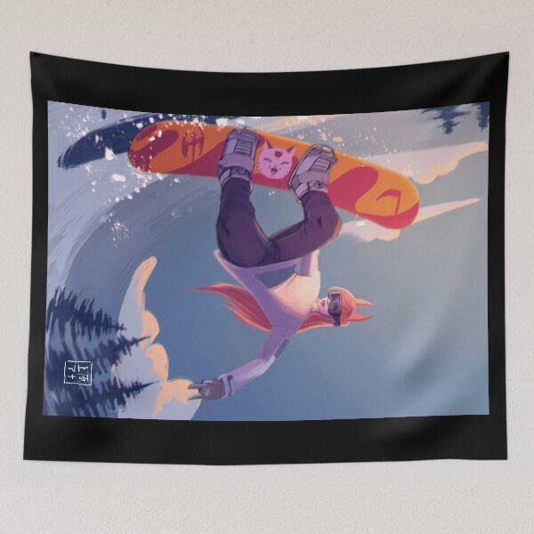 Item preview, The Blood Devil Snowboarding designed and sold by aniiis-ue.