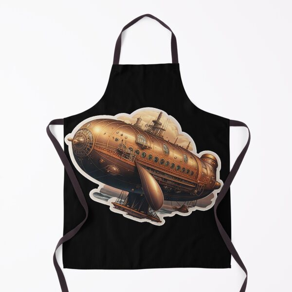 Aperçu de l'œuvre Steampunk Zeppelin in the Sky créée et vendue par MindAsylum.