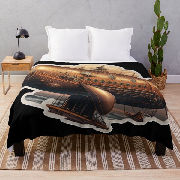 Item preview, Steampunk Zeppelin in the Sky designed and sold by MindAsylum.