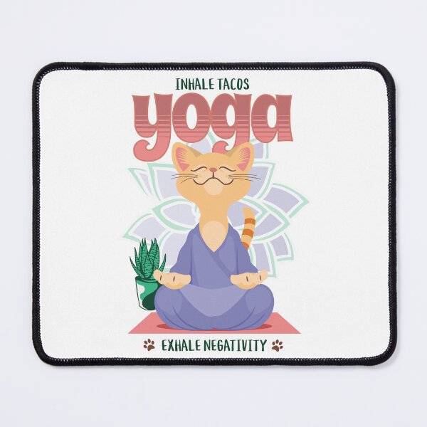 Item preview, Yoga Inhale Tacos Exhale Negativity designed and sold by funkycoolshirts.