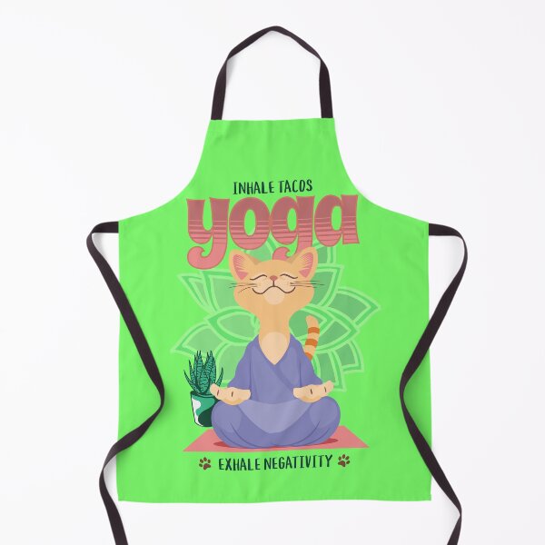 Item preview, Yoga Inhale Tacos Exhale Negativity designed and sold by funkycoolshirts.