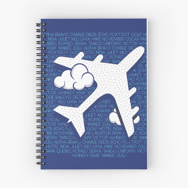 Item preview, Aviation ICAO Phonetic Alphabet - Airplane Lovers Blue designed and sold by Ikaroots.