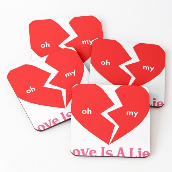 Item preview, Love Is A Lie! designed and sold by jaymanosaurus.