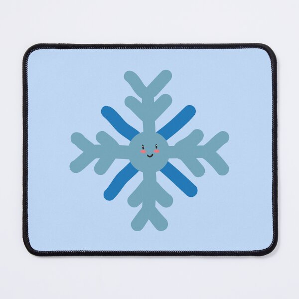 Item preview, Winter Wonder: A Cute Smiling Snowflake Illustration designed and sold by Graciaisgrace.