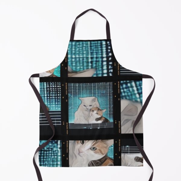 Item preview, Digital surreal my cats portrait wireframe tech  designed and sold by Cyberomiz.