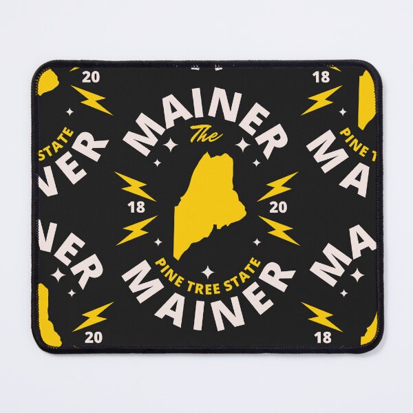 Item preview, Mainer - Maine State Map Flag - Born in Maine designed and sold by Ranggasme.