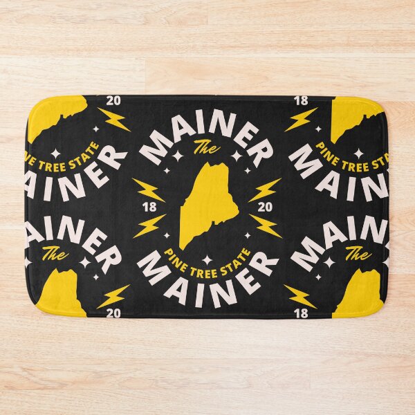 Item preview, Mainer - Maine State Map Flag - Born in Maine designed and sold by Ranggasme.