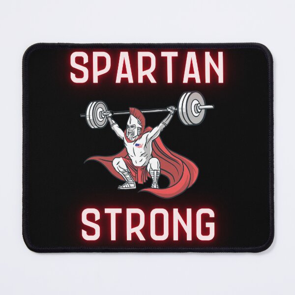 Item preview, Spartan Strong America Flage Squat T-Shirt designed and sold by meejit39.