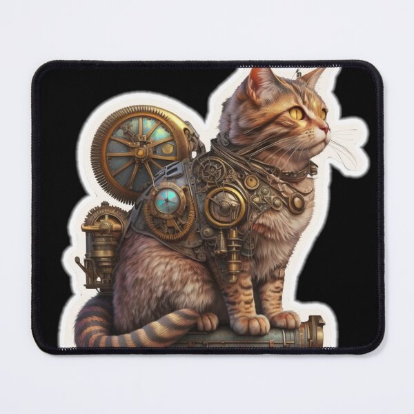 Item preview, Steampunk Animals - Mechanical Cats designed and sold by MindAsylum.