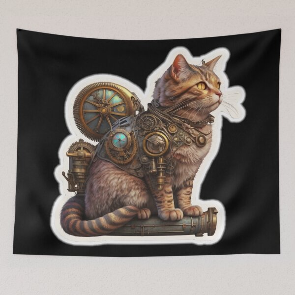 Item preview, Steampunk Animals - Mechanical Cats designed and sold by MindAsylum.