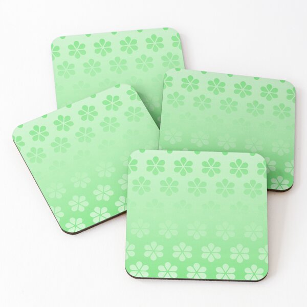 Item preview, Light green monochrome floral pattern designed and sold by Flowerlake.