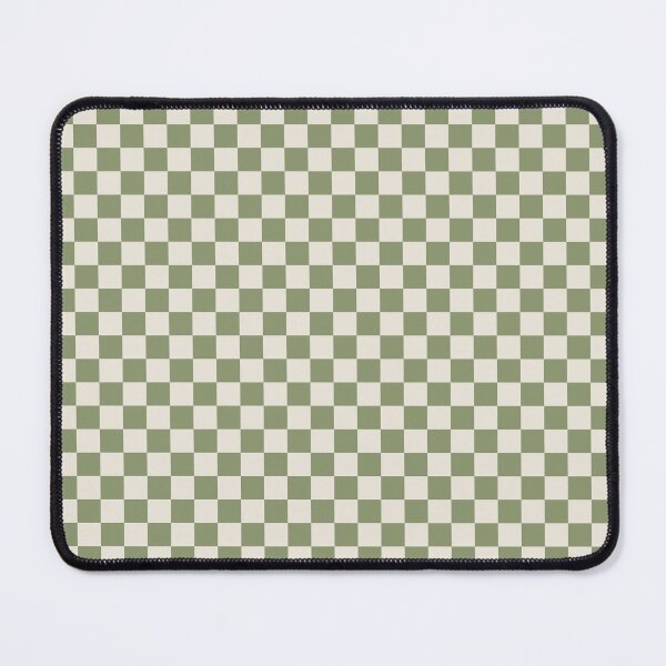 Item preview, Sage Green and Neutral Beige Mini Check Checkered Pattern designed and sold by kierkegaard.