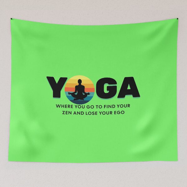 Item preview, Yoga Find Your Zen Lose Your Ego designed and sold by funkycoolshirts.