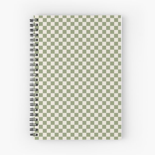 Item preview, Sage Green and Neutral Beige Mini Check Checkered Pattern designed and sold by kierkegaard.