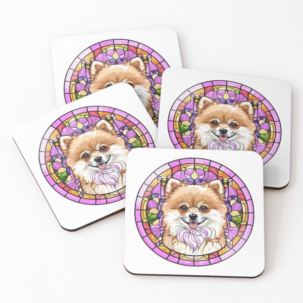 Item preview, Pomeranian Stained Glass Dog Pomeranian designed and sold by ThePetozoicEra.