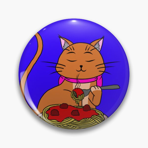Item preview, Cat Eating Spaghetti designed and sold by IlPomodoro.