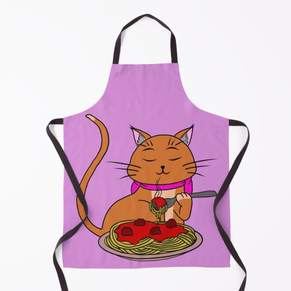 Item preview, Cat Eating Spaghetti designed and sold by IlPomodoro.