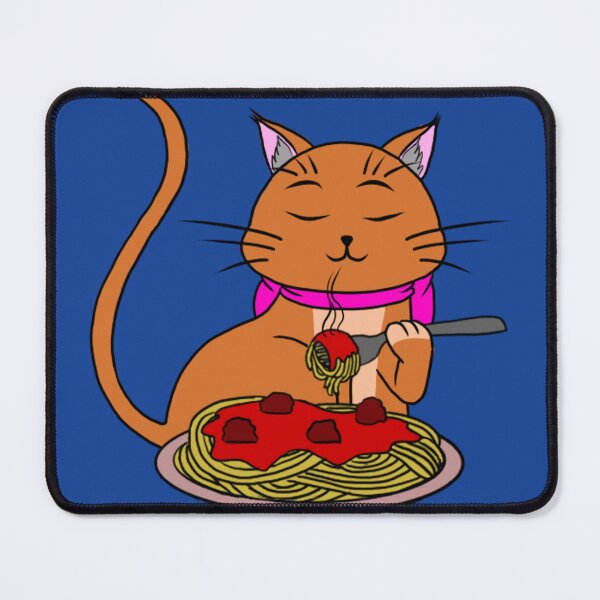 Item preview, Cat Eating Spaghetti designed and sold by IlPomodoro.