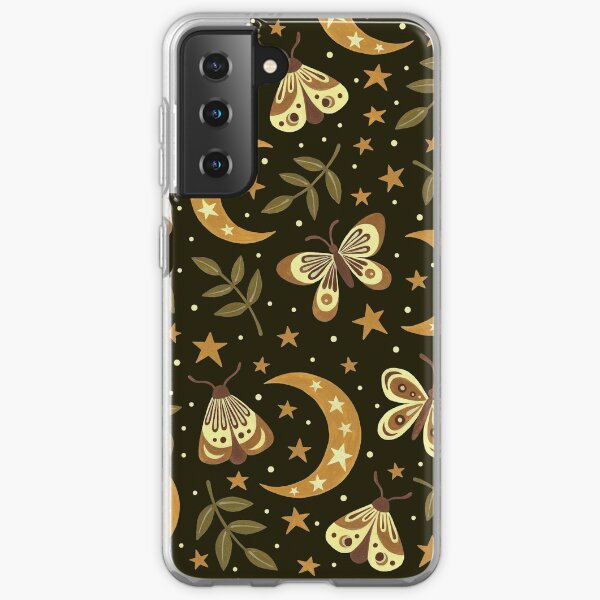 Moons and moths Samsung Galaxy Soft Case
