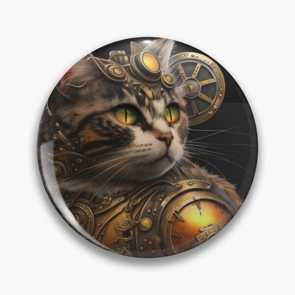 Item preview, Steampunk Animals - Mechanical Cats #3 designed and sold by MindAsylum.