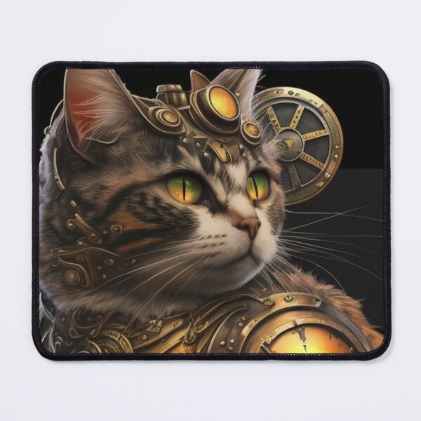 Item preview, Steampunk Animals - Mechanical Cats #3 designed and sold by MindAsylum.