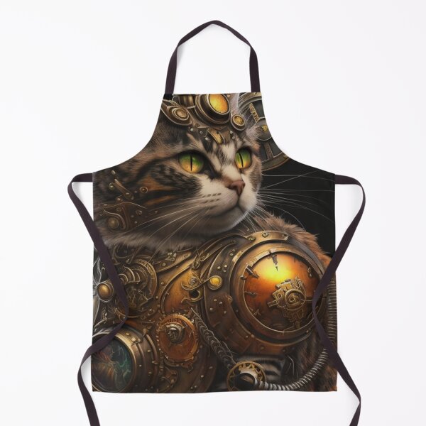 Item preview, Steampunk Animals - Mechanical Cats #3 designed and sold by MindAsylum.