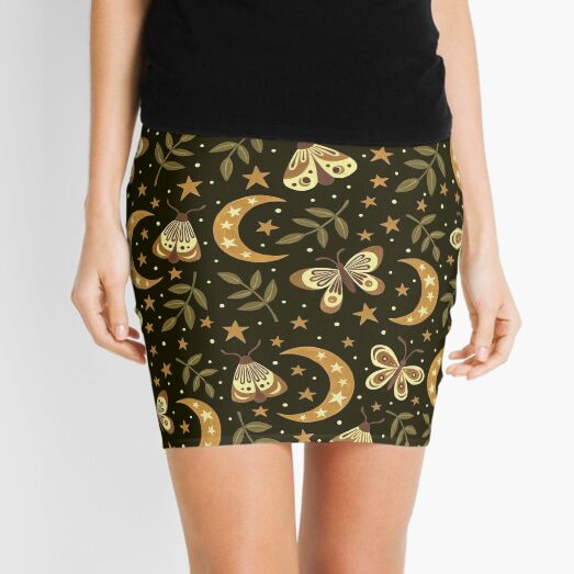 Moons and moths Mini Skirt