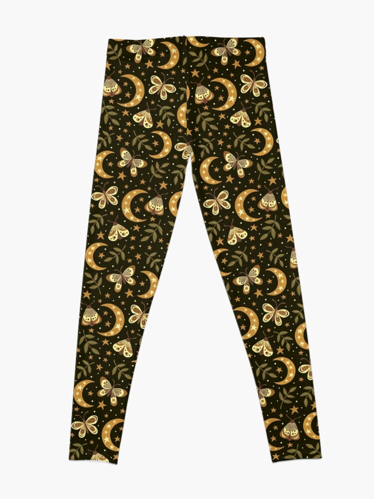 Alternate view of Moons and moths Leggings