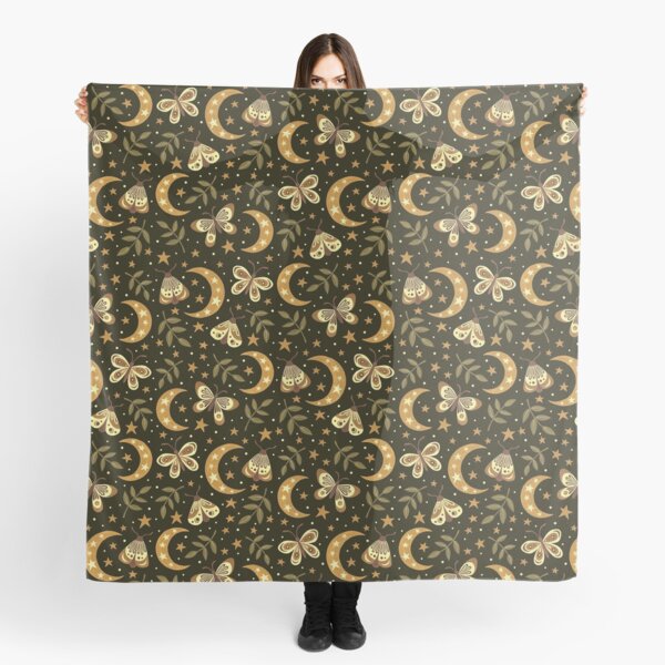 Moons and moths Scarf