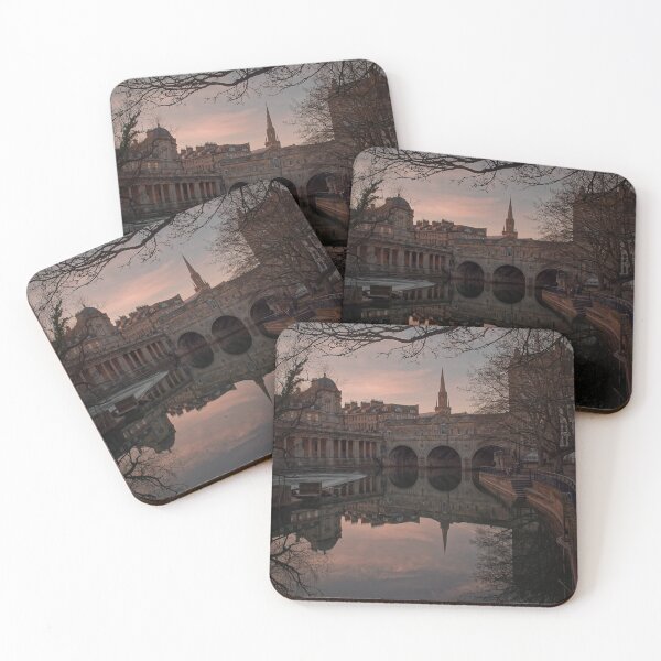Item preview, Winter sunset over Pulteney Bridge Bath designed and sold by duncan1980uk.