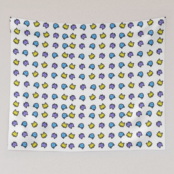 Item preview, Pixelated Retro Alien Pattern designed and sold by LMoonDesigns.
