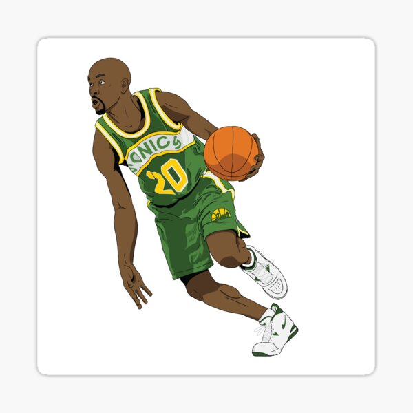 Gary Payton Driving Sticker
