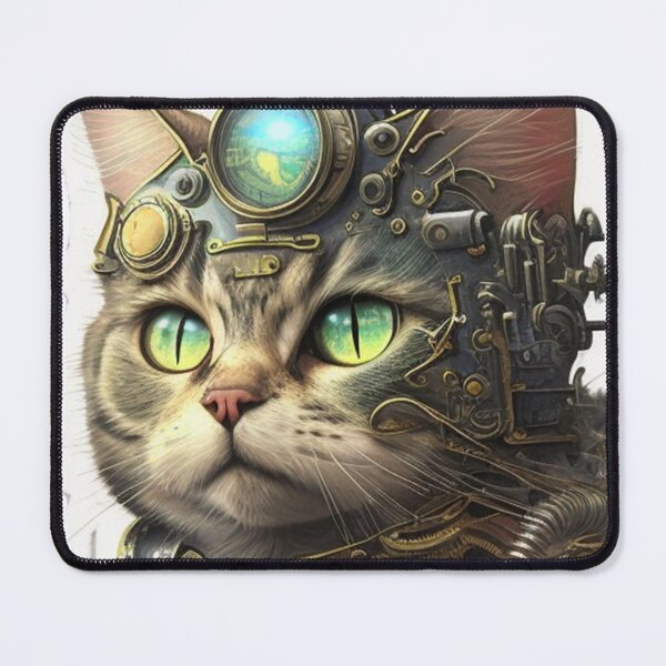 Item preview, Steampunk Animals - Mechanical Cats #2 designed and sold by MindAsylum.