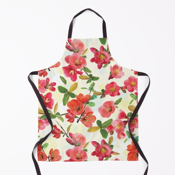Item preview, Japanese Quince Branches In Blossom designed and sold by danikaVT.